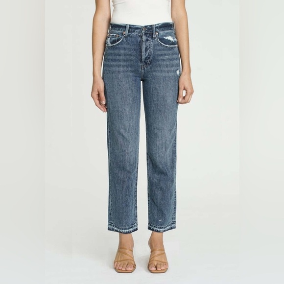 (W2) PISTOLA/ WOMEN / DENIM / size 24HIGH WAIST CHARLIE HIGH RISE STRAIGHT- ETER - Picture 1 of 16